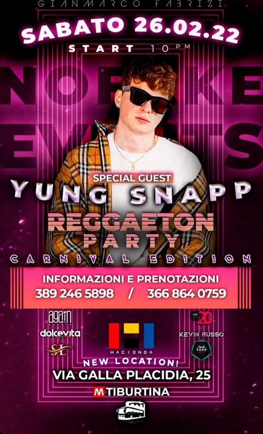 Yung Snapp - Evento 26/02/2022