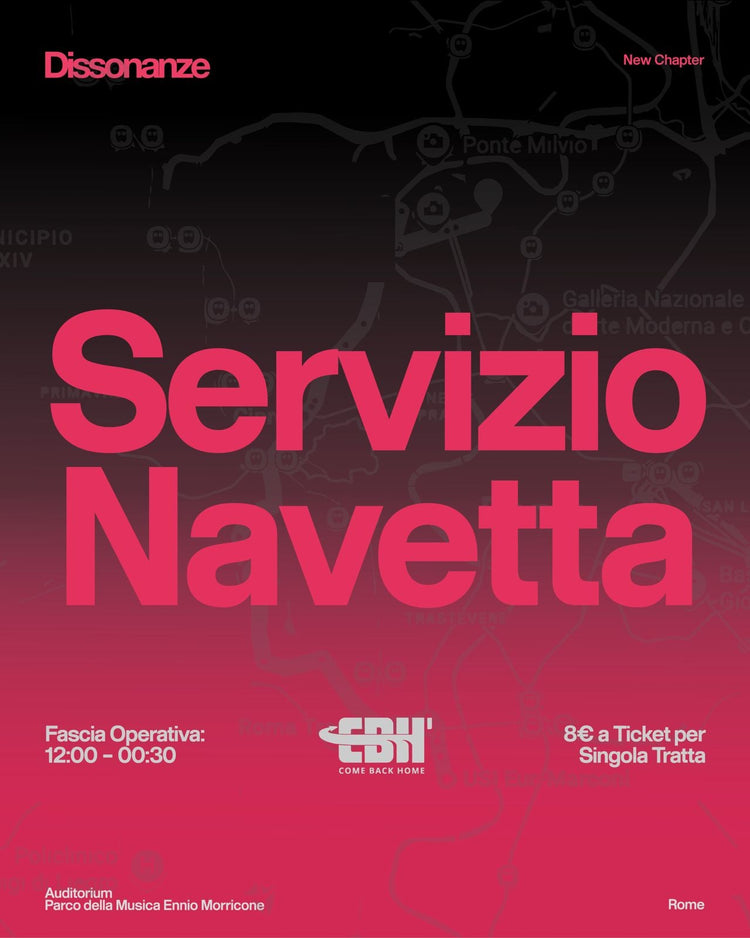 Dissonanze 2026 — Servizio Navetta